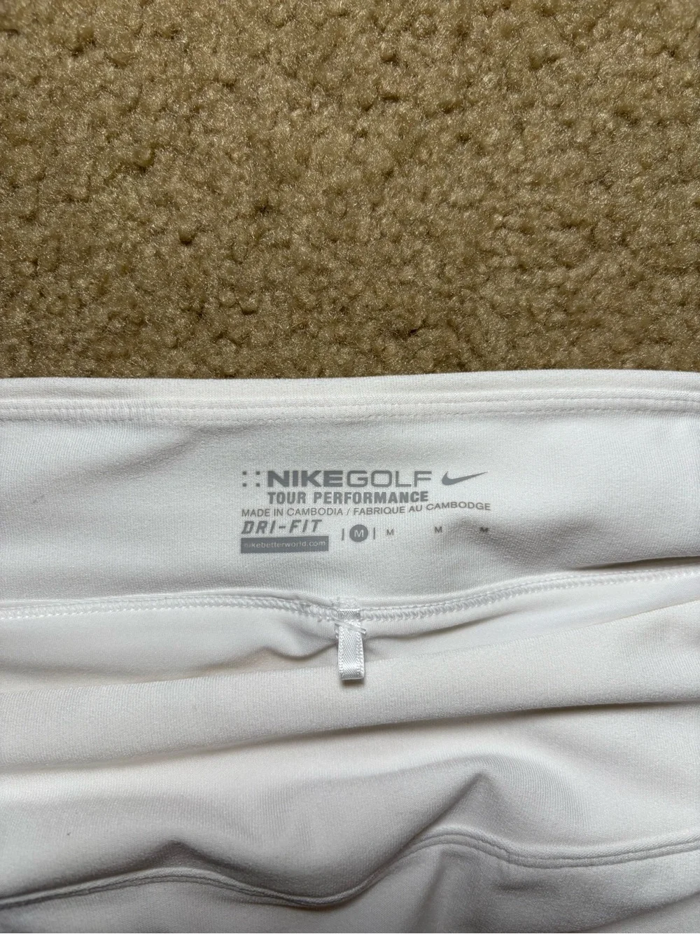 Nike Golf Tour Performance white golf shorts with pockets Size M - Picture 4 of 4